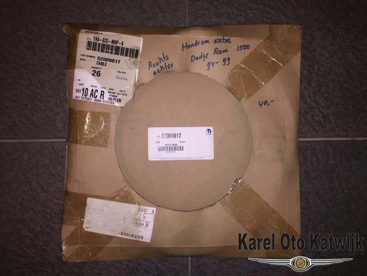 Handremkabel Dodge Ram 1500 rechts achter, Auto-onderdelen, Remmen en Aandrijving, Nieuw, Ophalen of Verzenden