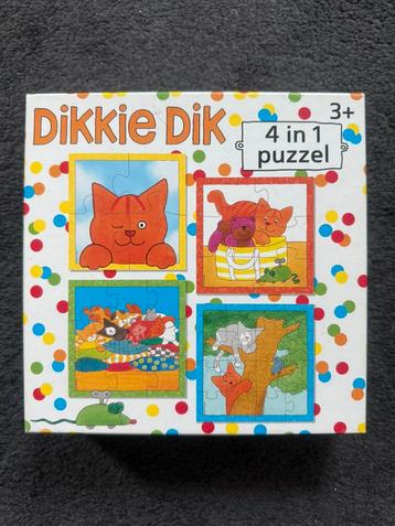 Dikkie Dik, 4 in 1 puzzel beschikbaar voor biedingen