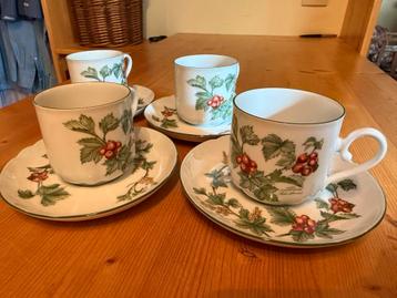 Seltmann Weiden Marie Luise Waldbeere Koffiekopjes (4) beschikbaar voor biedingen