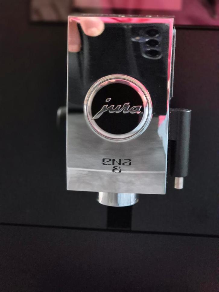 Te koop Jura koffiemachine Ena 8, Witgoed en Apparatuur, Koffiezetapparaten, Gebruikt, Koffiebonen, Koffiemachine, 1 kopje, Afneembaar waterreservoir