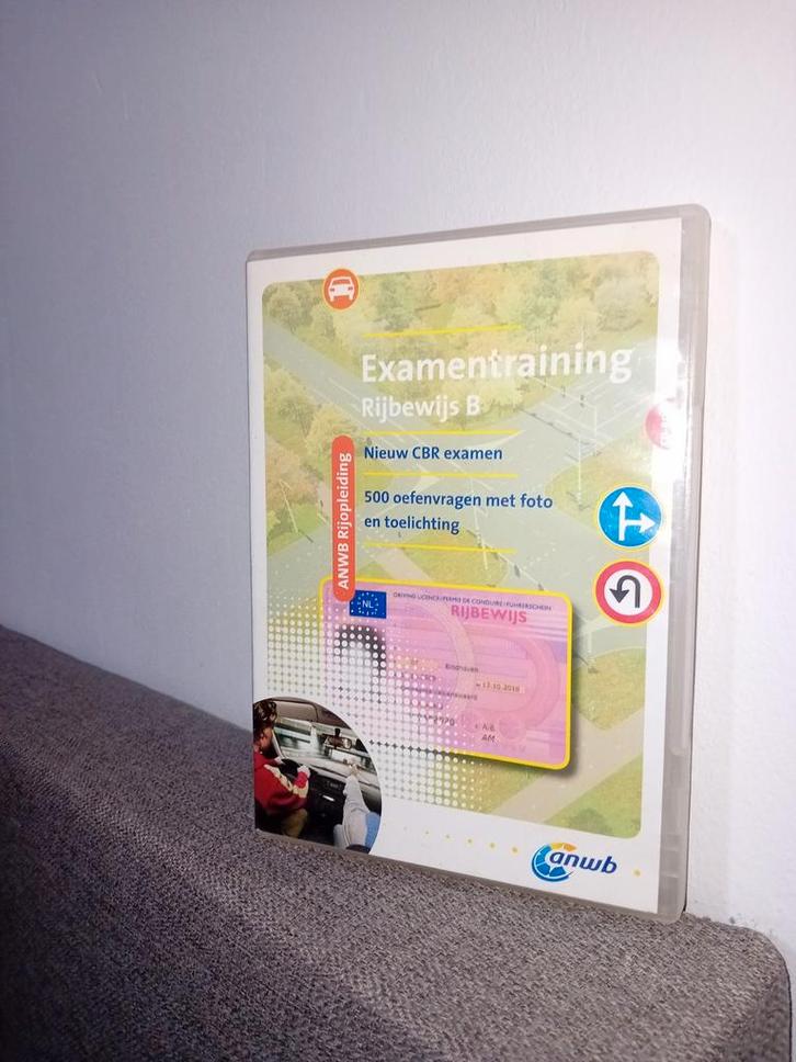 Examentraining Rijbewijs B CD Room anwb, Boeken, Studieboeken en Cursussen, Zo goed als nieuw, Ophalen of Verzenden