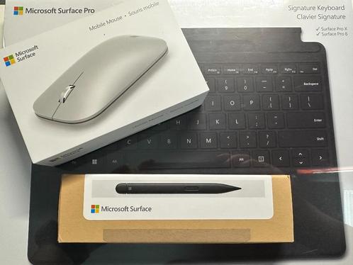 Microsoft Surface Pro Signature Keyboard + Slim Pen 2 + Muis, Computers en Software, Toetsenborden, Nieuw, Qwerty, Draadloos, Opvouwbaar