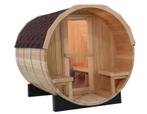 Barrel sauna | IntoRelax | SH1818 | Nieuw, Fins of Traditioneel, Ophalen of Verzenden, IntoRelax, Nieuw
