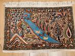 Vintage handgeknoopt perzisch tapijt tabriz 50x77, Info@SlatsAntiek.nl, 50 tot 100 cm, Perzisch, Rechthoekig