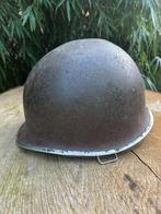 US helm WW2, Verzamelen, Militaria | Tweede Wereldoorlog, Ophalen of Verzenden, Landmacht, Amerika, Helm of Baret