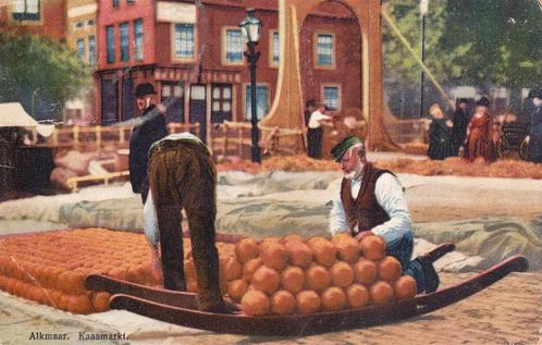 04628 - Alkmaar - Kaasmarkt, Verzamelen, Ansichtkaarten | Nederland, Gelopen, Noord-Holland, 1920 tot 1940, Verzenden