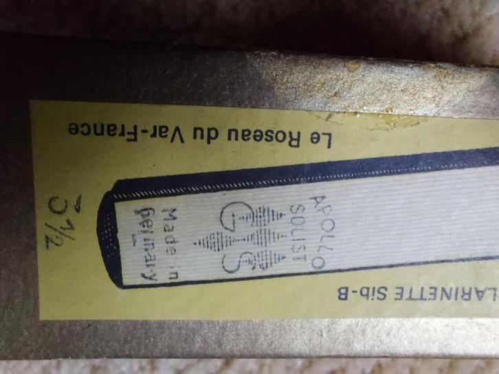 Vintage Besklarinet rieten sterkte 3 1/2 Apollo solist, Muziek en Instrumenten, Instrumenten | Toebehoren, Nieuw, Klarinet, Ophalen of Verzenden