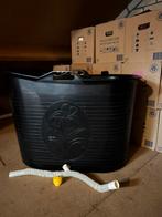Ekeo zwart ligbad, Huis en Inrichting, Ophalen, Gebruikt, Overige typen, 50 tot 100 cm
