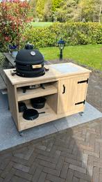 Buccan kamado met meubel, Tuin en Terras, Buitenkeukens, Ophalen, Zo goed als nieuw, Houtskool