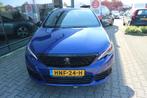 Peugeot 308 SW 1.2 PureTech GT-line AUTOMAAT NA € 16.450,0, Auto's, Peugeot, Gebruikt, 1199 cc, Blauw, Leder en Stof