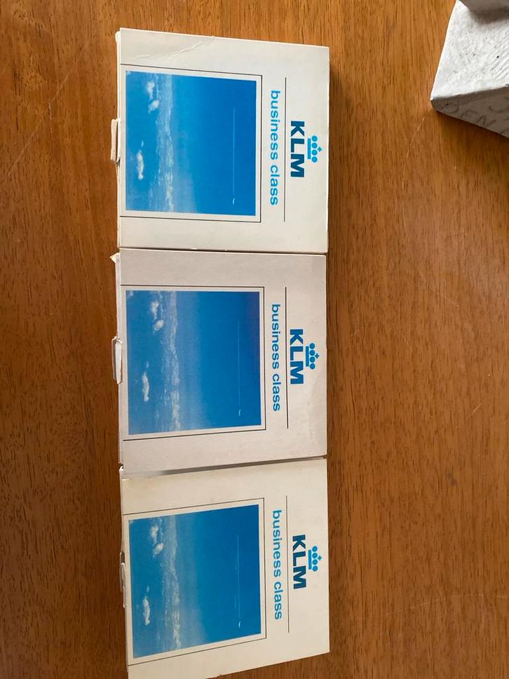 KLM Business Class Tegeltjes Delfts Blauw, Verzamelen, KLM Huisjes, Gebruikt, 1 t/m 20, Ophalen