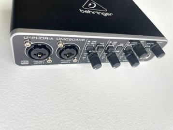 Behringer UMC204HD USB Audio-interface beschikbaar voor biedingen