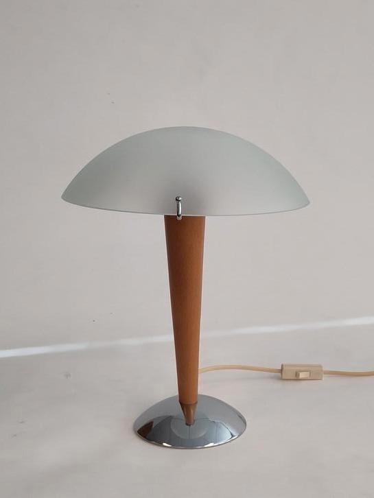 Vintage mushroom Ikea Kvintol lamp tafellamp lampje glas, Huis en Inrichting, Lampen | Tafellampen, Gebruikt, Minder dan 50 cm