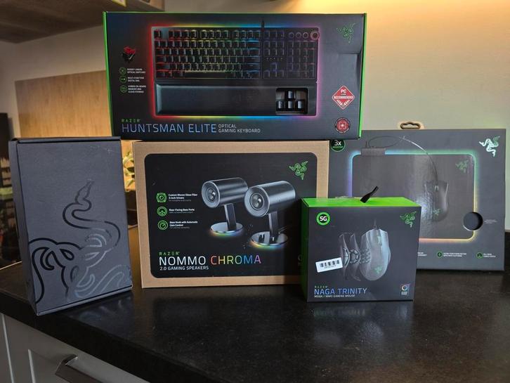 Complete Razer Gaming Set – RGB Performance, Computers en Software, Desktop Pc's, Zo goed als nieuw, Gaming, Ophalen