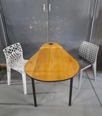 Zwaardtafel / zijzwaard tafel / skutsje model / eikenhout, Ophalen, Eikenhout, 50 tot 100 cm, Vijf personen of meer