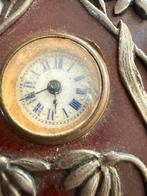 Antiek Art Nouveau Notitieboek met Horloge, Antiek en Kunst, Antiek | Klokken, Ophalen of Verzenden