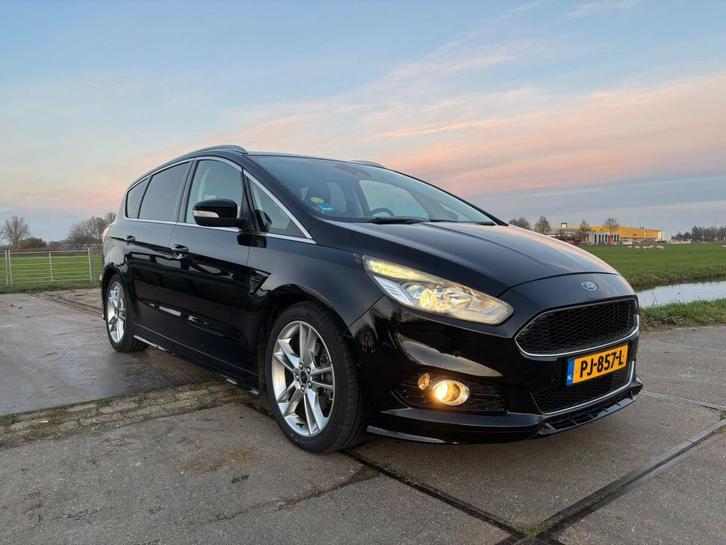 Ford S-Max Sport 2.0 Tdci 180PK 2016 Zwart 7-persoons, Auto's, Ford, Particulier, S-Max, ABS, Airbags, Airconditioning, Bluetooth