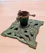 Antieke kerstboomstandaard, Ophalen, Gebruikt