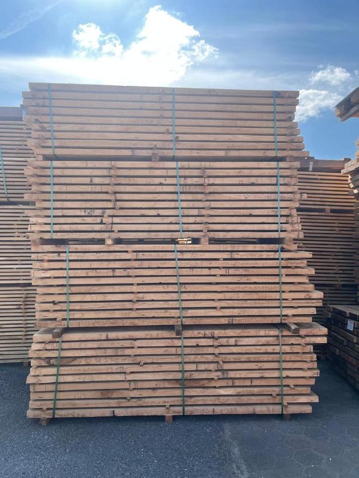 Vers gezaagde 55 mm dikke eikenplanken, Doe-het-zelf en Verbouw, Hout en Planken, Nieuw, Plank, Eiken, 200 tot 250 cm, 50 mm of meer