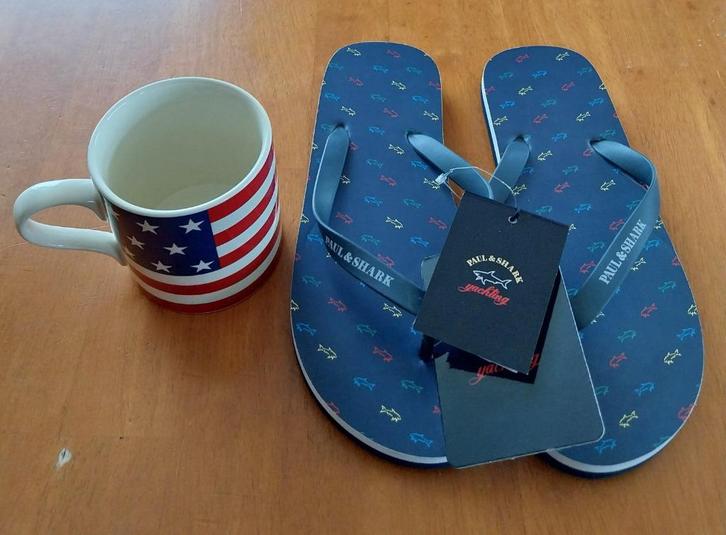 Paul & Shark slippers, Kleding | Heren, Schoenen, Nieuw, Slippers, Blauw, Verzenden