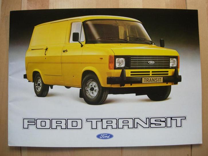 Ford Transit Brochure 1980, Boeken, Auto's | Folders en Tijdschriften, Zo goed als nieuw, Ford, Ophalen