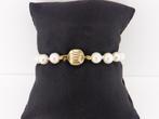 Parel armband met gouden slot                            D70, Overige materialen, Gebruikt, Overige kleuren, .