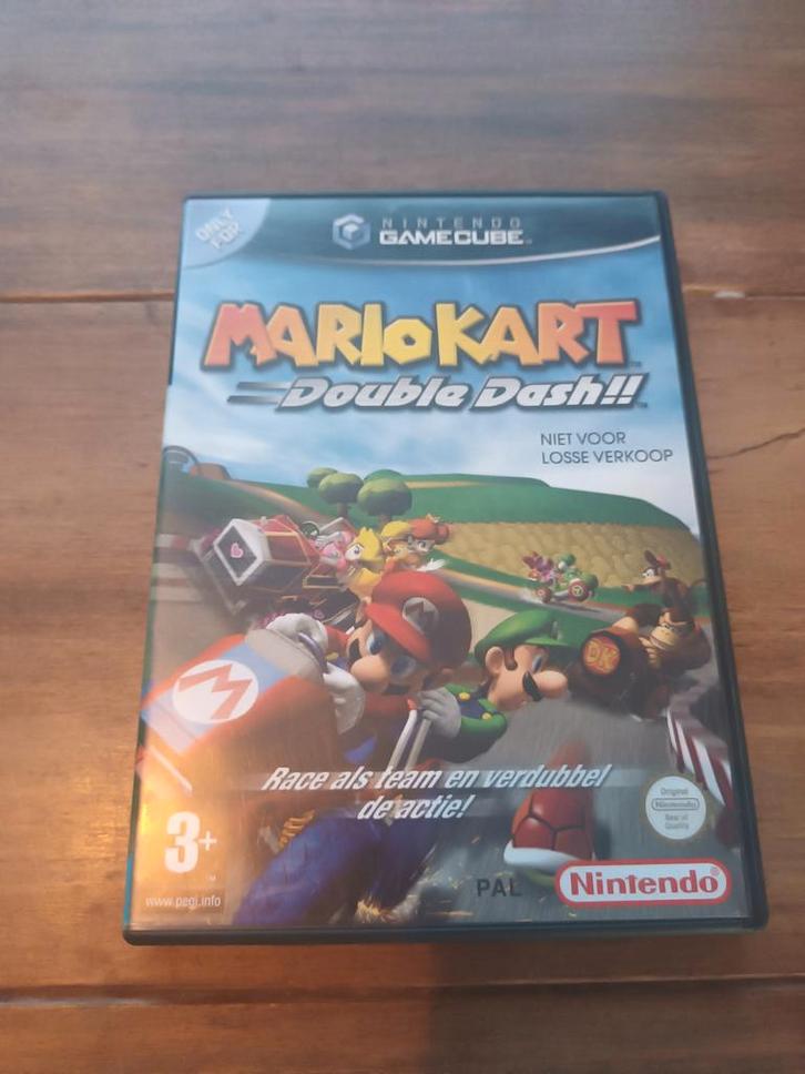 Mario Kart Double Dash (Gamecube) - Zonder Boekje, Spelcomputers en Games, Games | Nintendo GameCube, Gebruikt, Racen en Vliegen