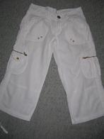 Witte linnen broek maat 36, Ophalen of Verzenden, Zo goed als nieuw, Maat 36 (S), Wit