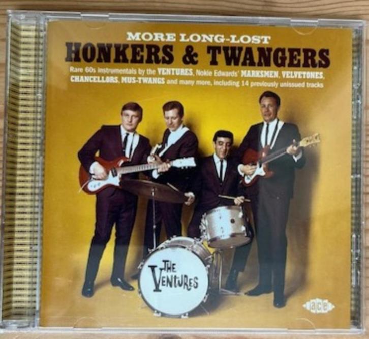 Honkers&Twangers/Instrumentals van o.a. Ventures en Marksmen, Cd's en Dvd's, Cd's | Rock, Zo goed als nieuw, Poprock, Ophalen of Verzenden