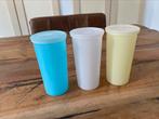 Tupperware retro pastel bekers met deksel, Huis en Inrichting, Keuken | Tupperware, Ophalen of Verzenden, Beker of Kan