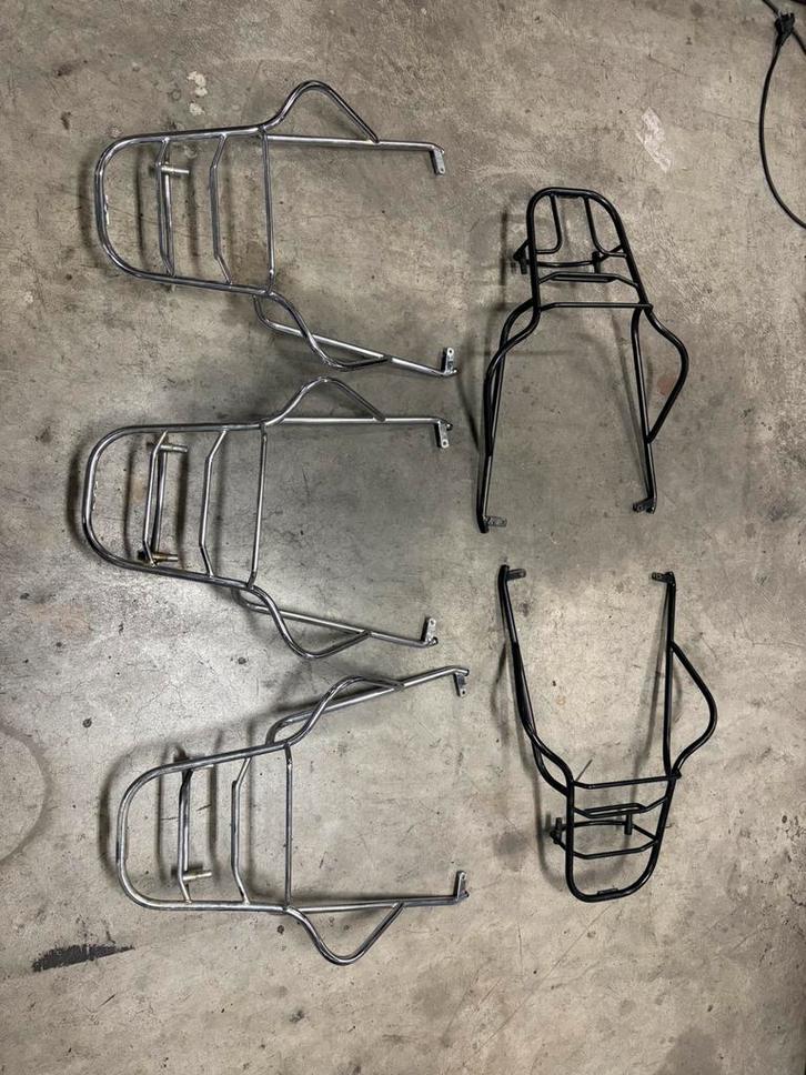 Gilera runner achter rekje chrome zwart, Motoren, Tuning en Styling, Ophalen of Verzenden