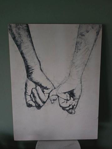 
NIEUW 'pinky promise' wanddecoratie - 10,- EURO VASTE PRIJS beschikbaar voor biedingen