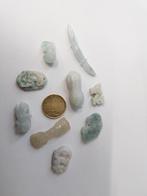 Antieke jade gravures, Sieraden, Tassen en Uiterlijk, Antieke sieraden, Ophalen of Verzenden