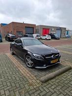 Mercedes-Benz C-Klasse 2.0 C200 Coupe AUT 2016 Zwart amg, Auto's, Achterwielaandrijving, Zwart, 4 cilinders, 4 stoelen
