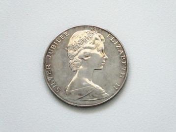 Zilveren 25 Dollar munt van Bermuda 1977 Elizabeth 1977 beschikbaar voor biedingen