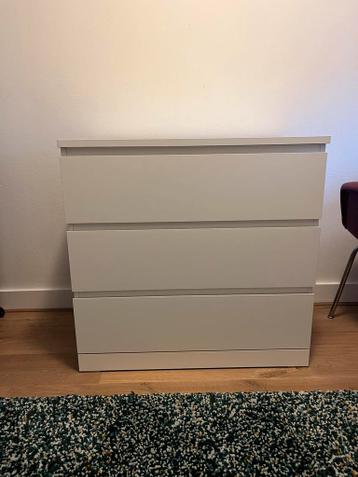 IKEA Malm ladekast met 3 lades - afbeelding 2