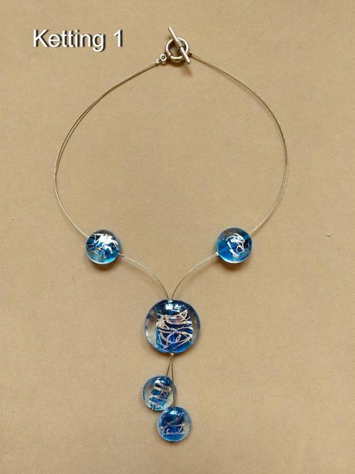 Kralenketting - diverse varianten, Sieraden, Tassen en Uiterlijk, Kettingen, Zo goed als nieuw, Overige materialen, Overige kleuren