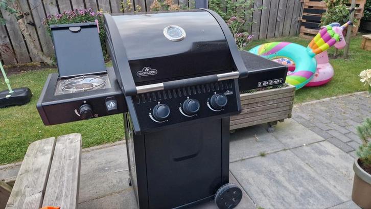 Napoleon Freestyle 365 BBQ met zijbrander, Tuin en Terras, Gasbarbecues, Gebruikt, Ophalen