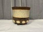 Vrij grote vintage bloempot West Germany Uebelacker keramiek, Ophalen of Verzenden