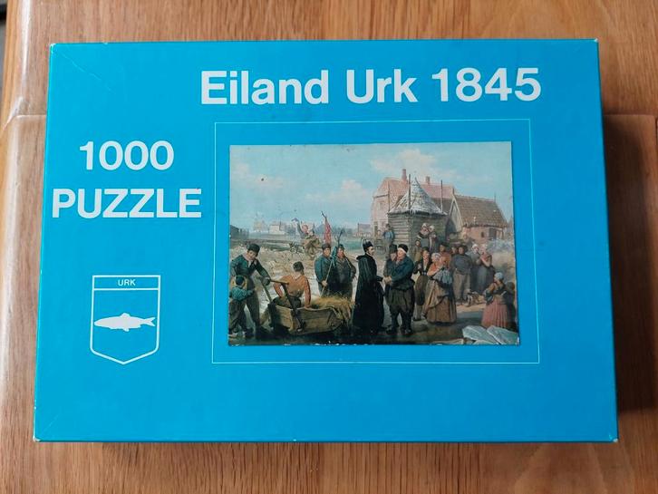 Oude Puzzel van Urk - 1000 Stukjes, Hobby en Vrije tijd, Denksport en Puzzels, Gebruikt, Legpuzzel, 500 t/m 1500 stukjes, Ophalen of Verzenden