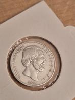 Zilveren halve gulden Willem III 1863, Postzegels en Munten, Munten | Nederland, ½ gulden, Koning Willem III, Verzenden, Zilver