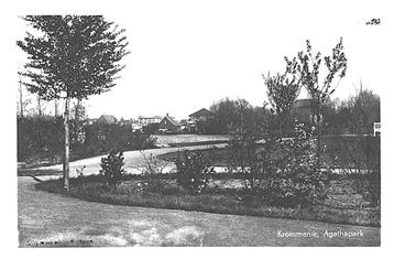 959814 Krommenie Agathapark NH 1949 Postzegel afgeweekt  beschikbaar voor biedingen