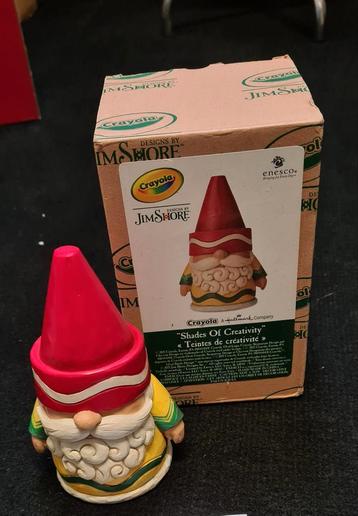 Jim Shore Crayola Gnome "Shades of Creativity" beschikbaar voor biedingen