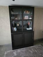 Havsta Ikea kast met vitrine, Huis en Inrichting, Kasten | Buffetkasten, Ophalen, Gebruikt, 200 cm of meer, 50 tot 100 cm