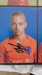10x15cm foto + originele handtekening Noa Lang PSV Ajax NL, Ophalen of Verzenden, Zo goed als nieuw, Ajax