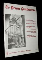 S. Landsman -Te Deum Laudamus - Intermezzo in E, Psalm 121,, Orgel, Gebruikt, Ophalen of Verzenden, Religie en Gospel