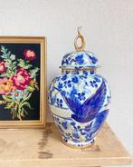 Grote dekselvaas H. Bequet, Antiek en Kunst, Antiek | Vazen, Ophalen of Verzenden