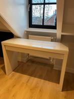 Ikea malm toilettafel met glas, Ophalen, 100 tot 150 cm, Glas, Zo goed als nieuw