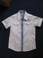 Blouse wit Carbone CRB maat 134 communie feestkleding, Carbone, Overhemd of Blouse, Ophalen of Verzenden, Zo goed als nieuw