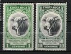 Costa Rica 1950 fauna stieren postfris, Verzenden, Postfris, Dier of Natuur